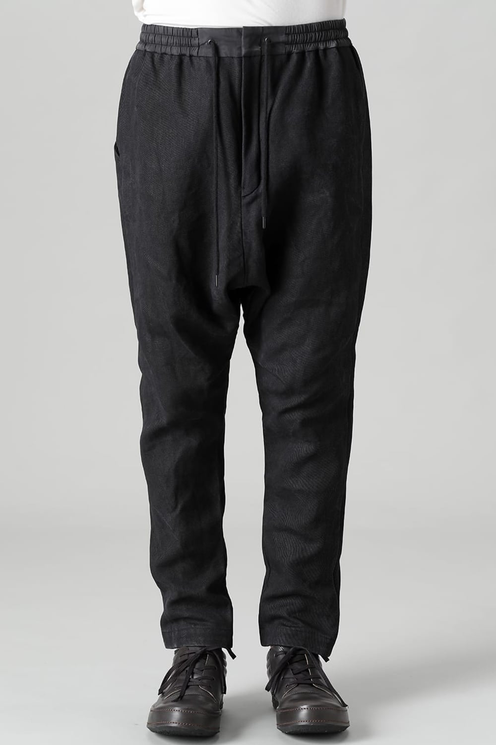 ドロップクロッチパンツ ヘビー和紙 デニム