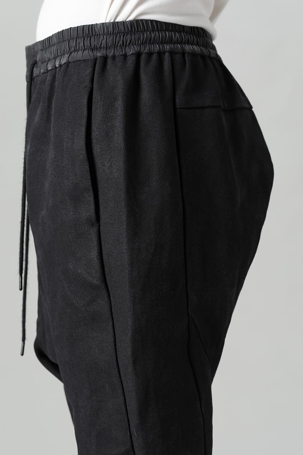 ドロップクロッチパンツ ヘビー和紙 デニム