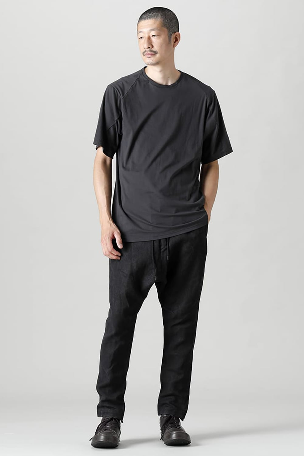 ドロップクロッチパンツ ヘビー和紙 デニム