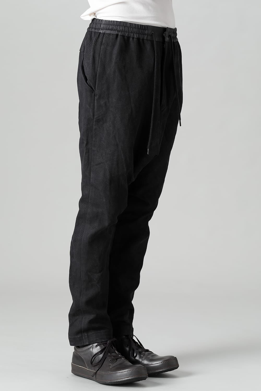 ドロップクロッチパンツ ヘビー和紙 デニム