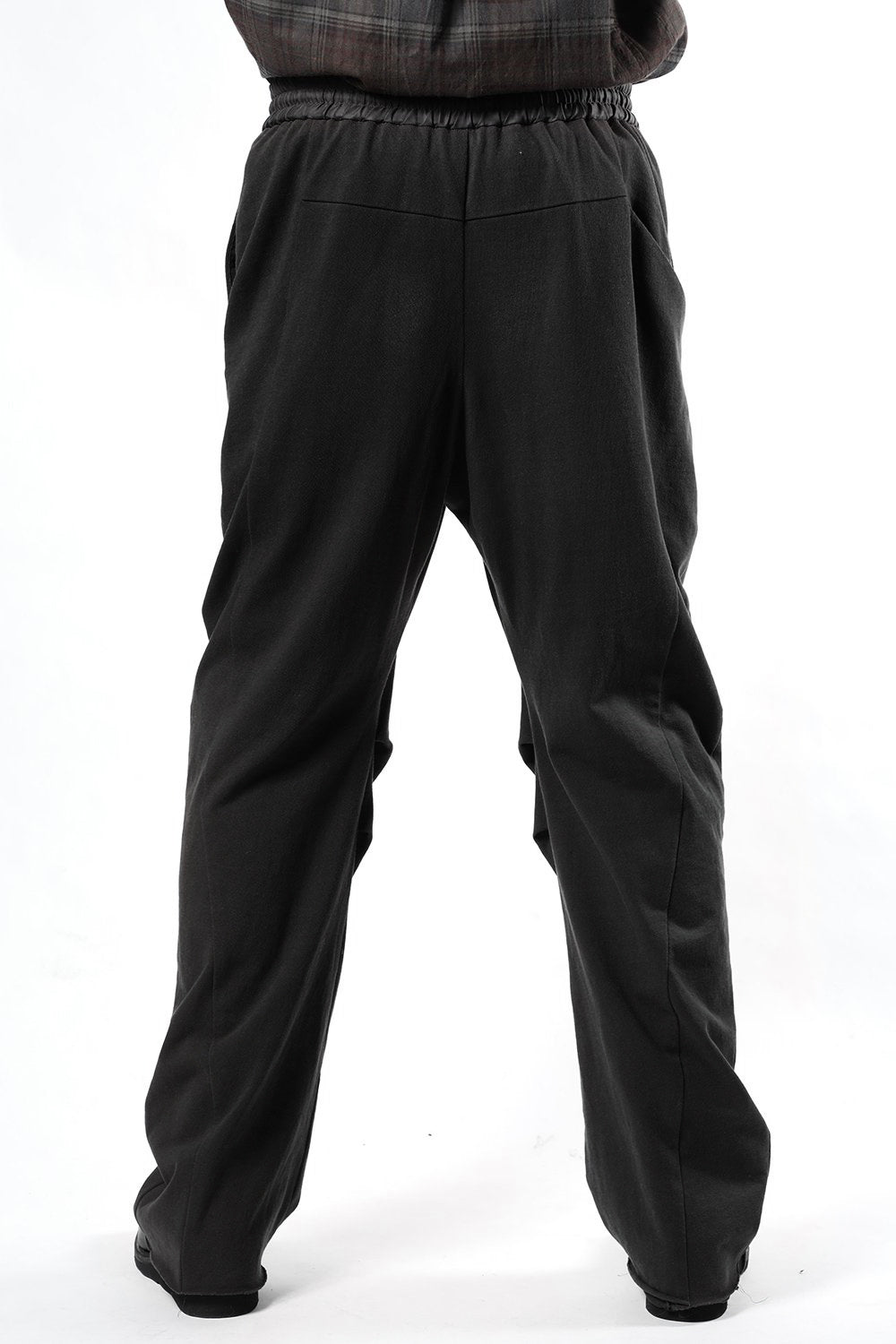 Wide pants medium jersey Black