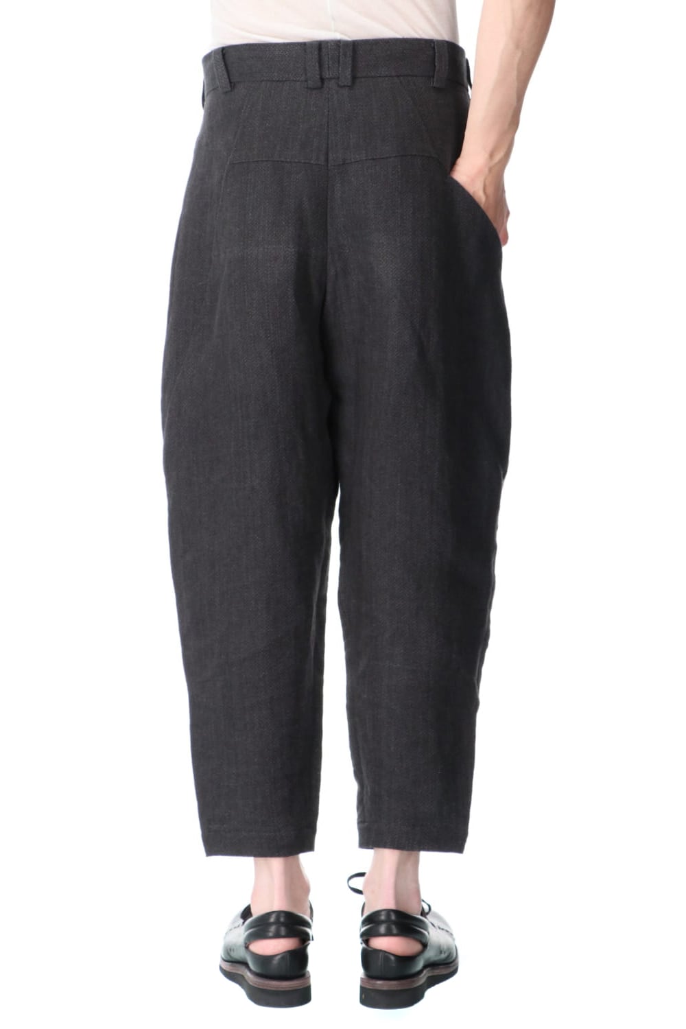 クロップド パンツ リネン / ワシ (japanese paper)