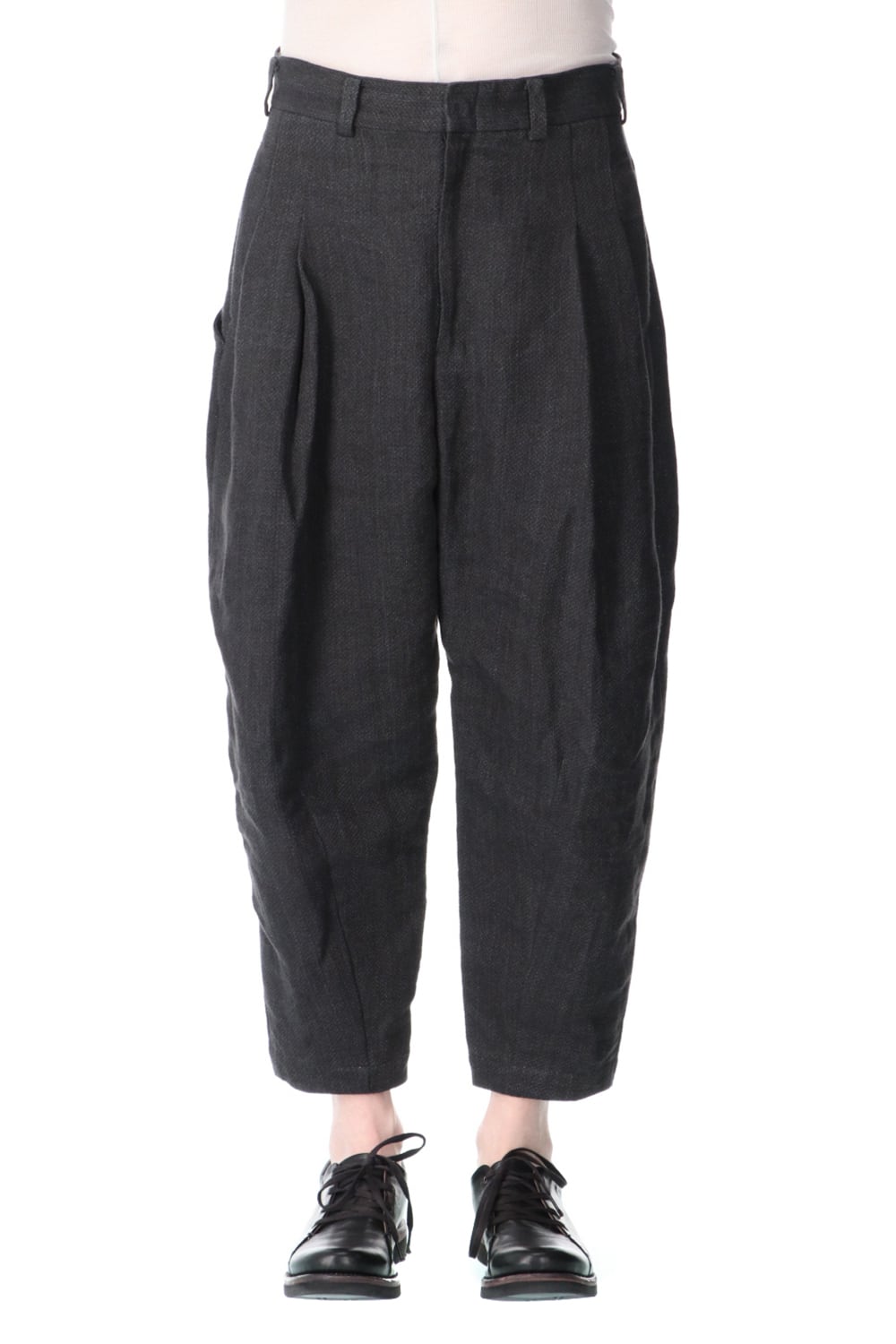 クロップド パンツ リネン / ワシ (japanese paper)