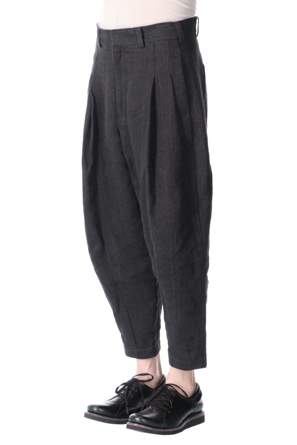 クロップド パンツ リネン / ワシ (japanese paper)