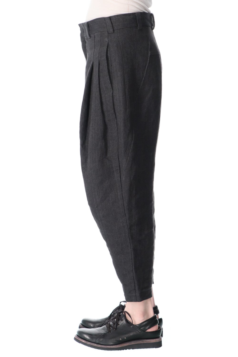 クロップド パンツ リネン / ワシ (japanese paper)