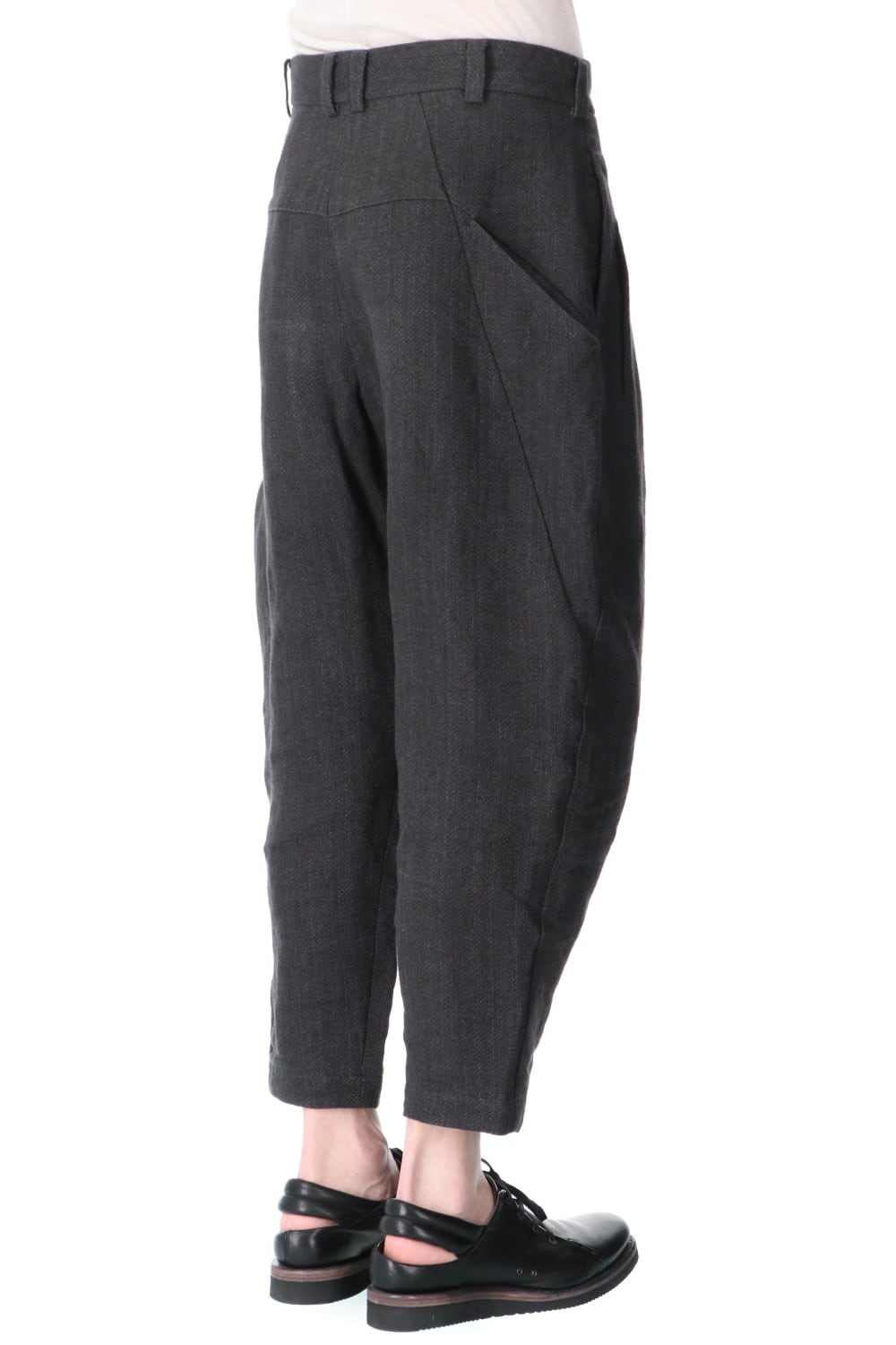 クロップド パンツ リネン / ワシ (japanese paper)