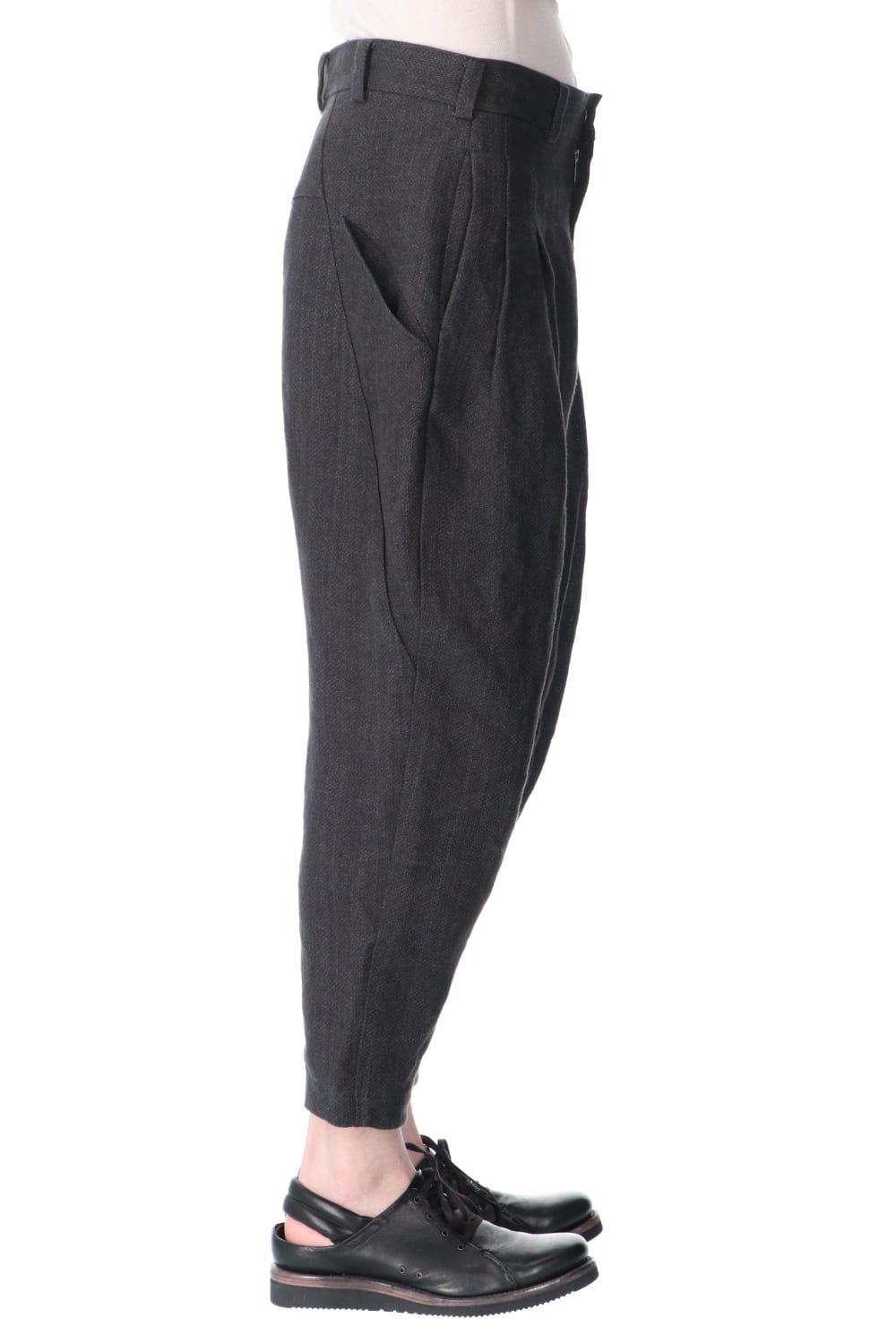 クロップド パンツ リネン / ワシ (japanese paper)