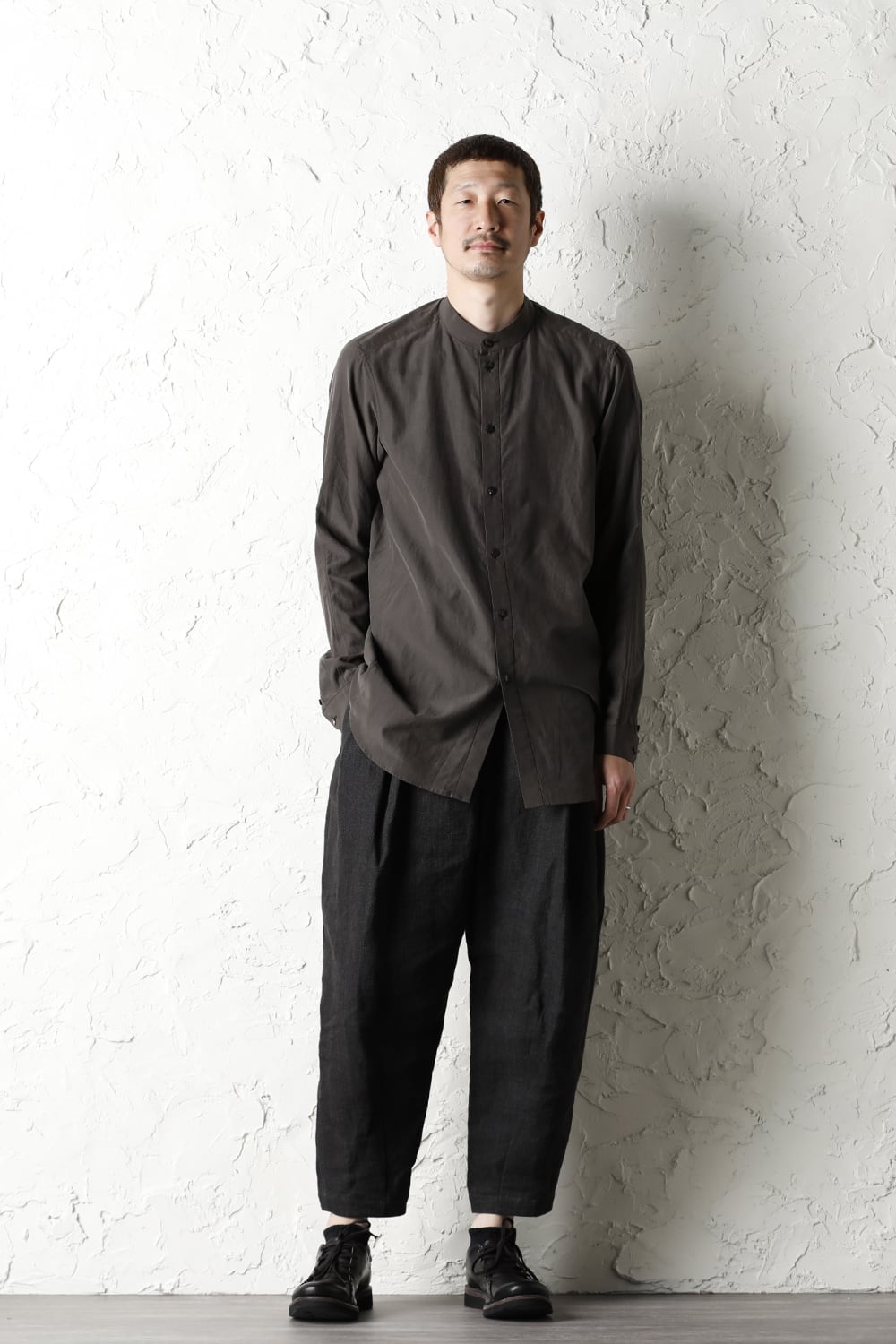 クロップド パンツ リネン / ワシ (japanese paper)