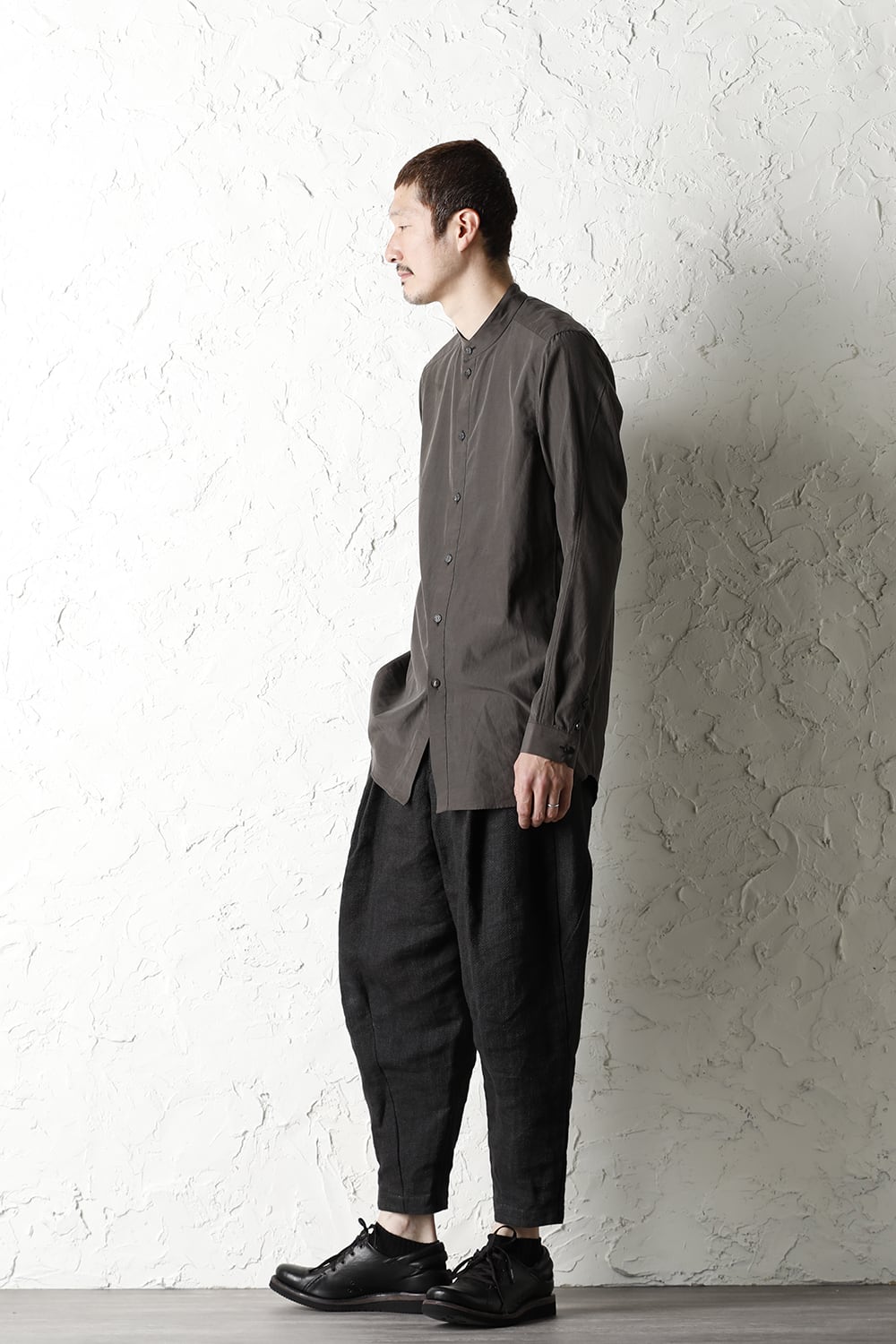 クロップド パンツ リネン / ワシ (japanese paper)