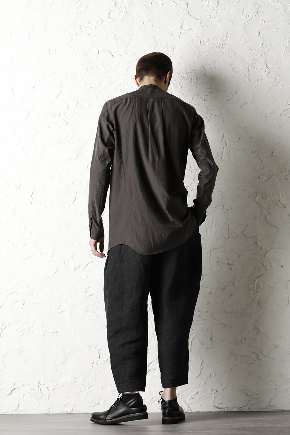 クロップド パンツ リネン / ワシ (japanese paper)