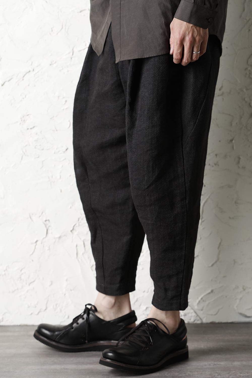 クロップド パンツ リネン / ワシ (japanese paper)