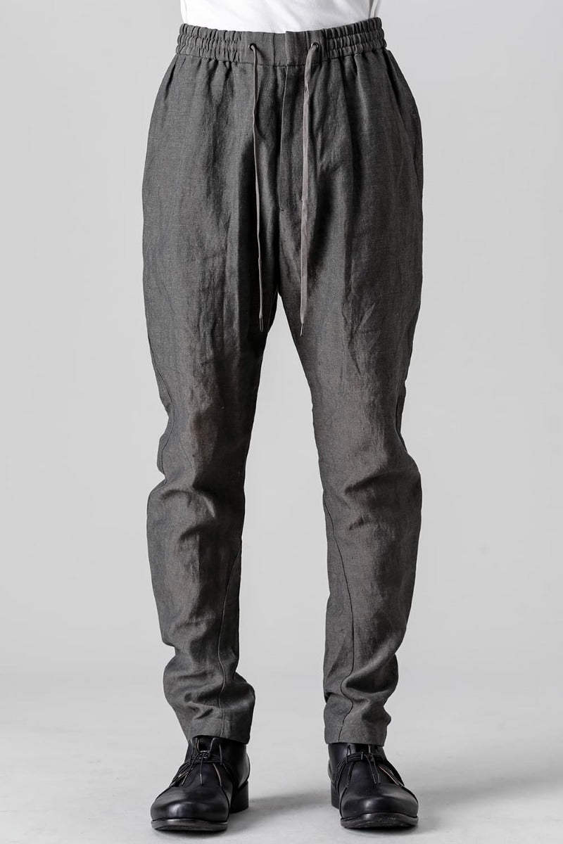 Slim pants Linen Blue Gray