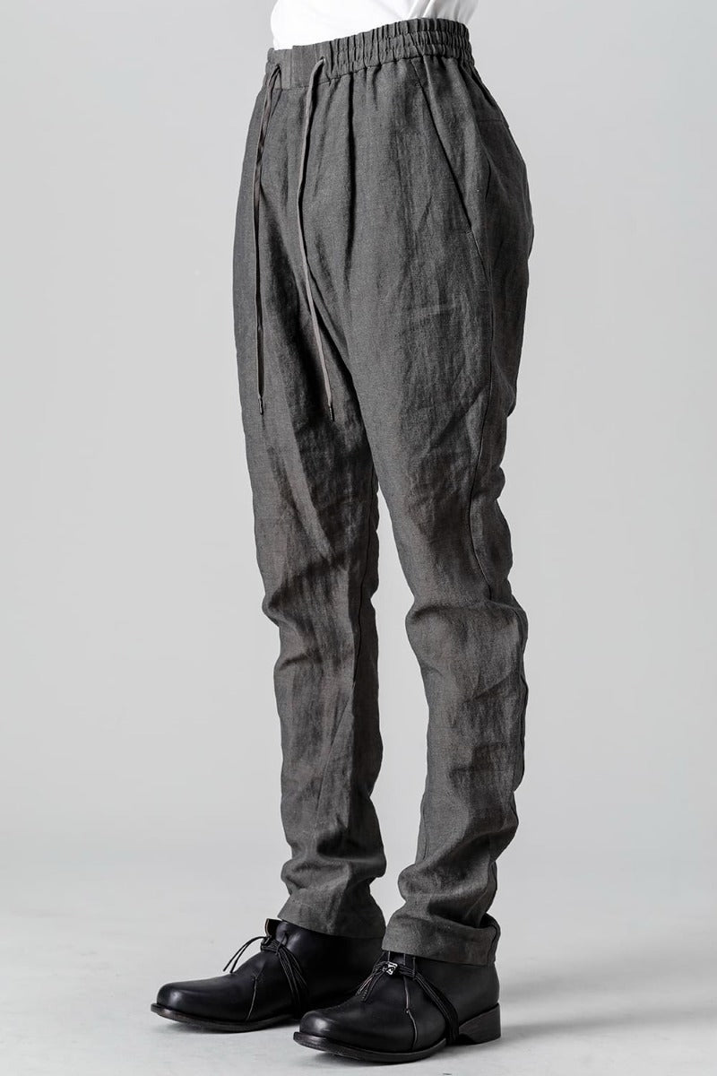 Slim pants Linen Blue Gray