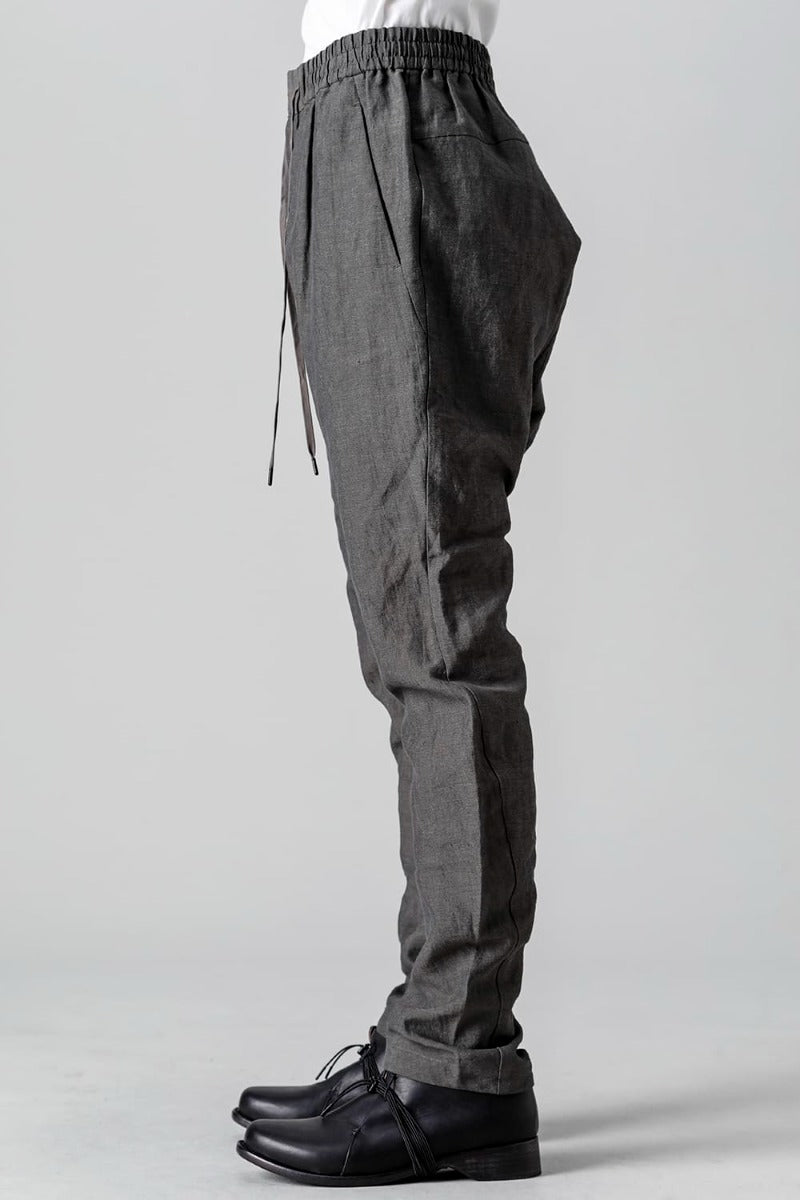 Slim pants Linen Blue Gray