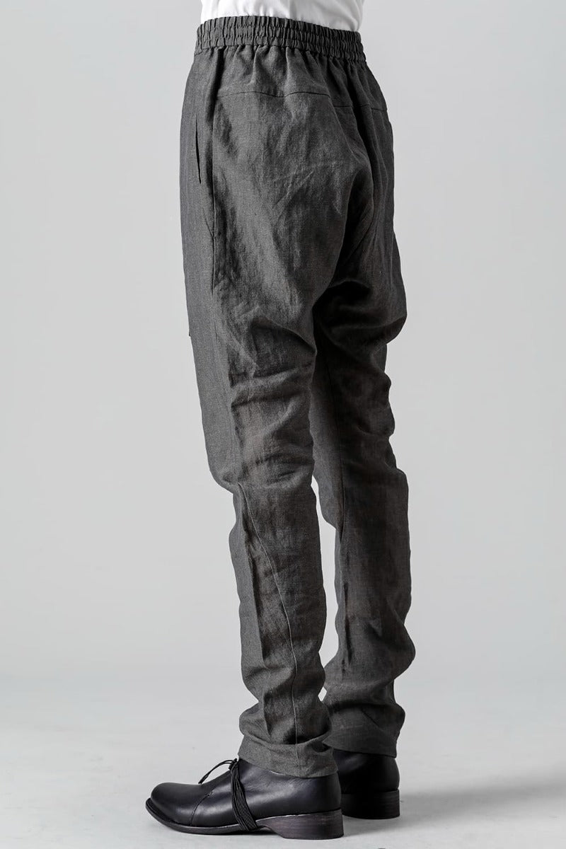 Slim pants Linen Blue Gray