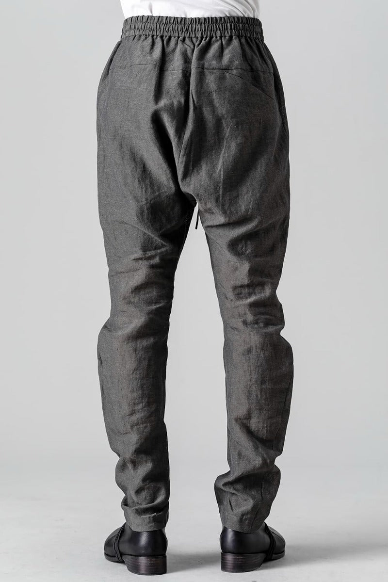 Slim pants Linen Blue Gray