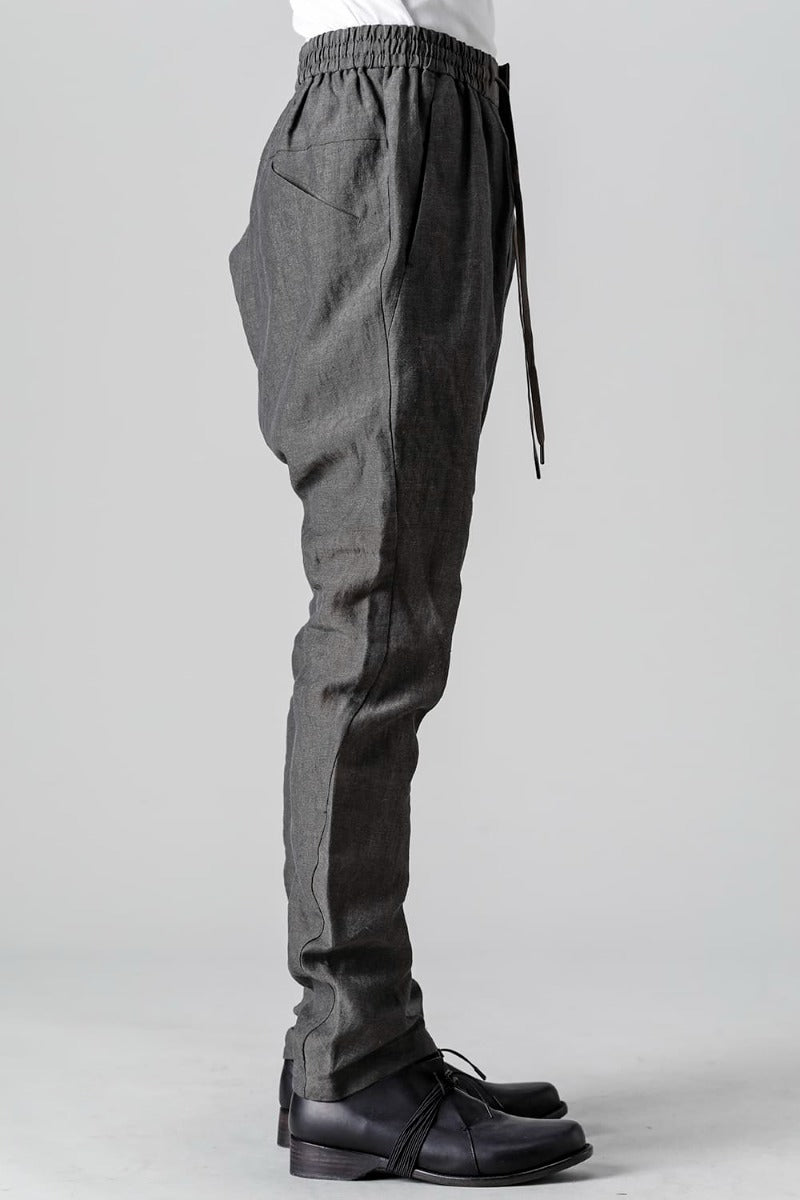 Slim pants Linen Blue Gray