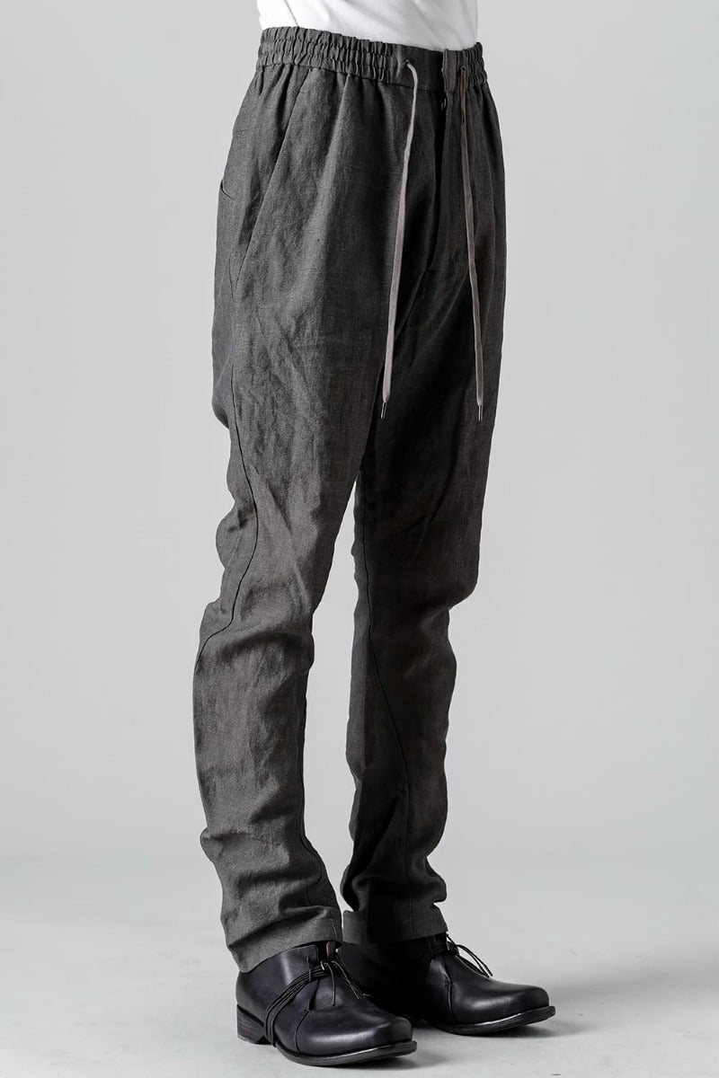 Slim pants Linen Blue Gray