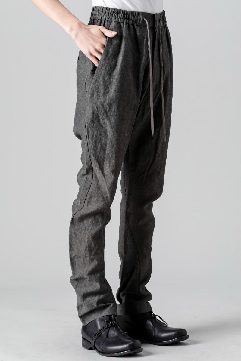 Slim pants Linen Blue Gray