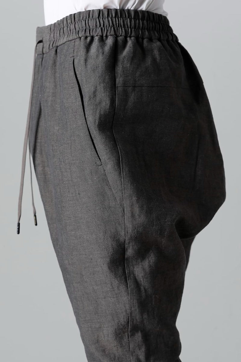 Slim pants Linen Steel Gray