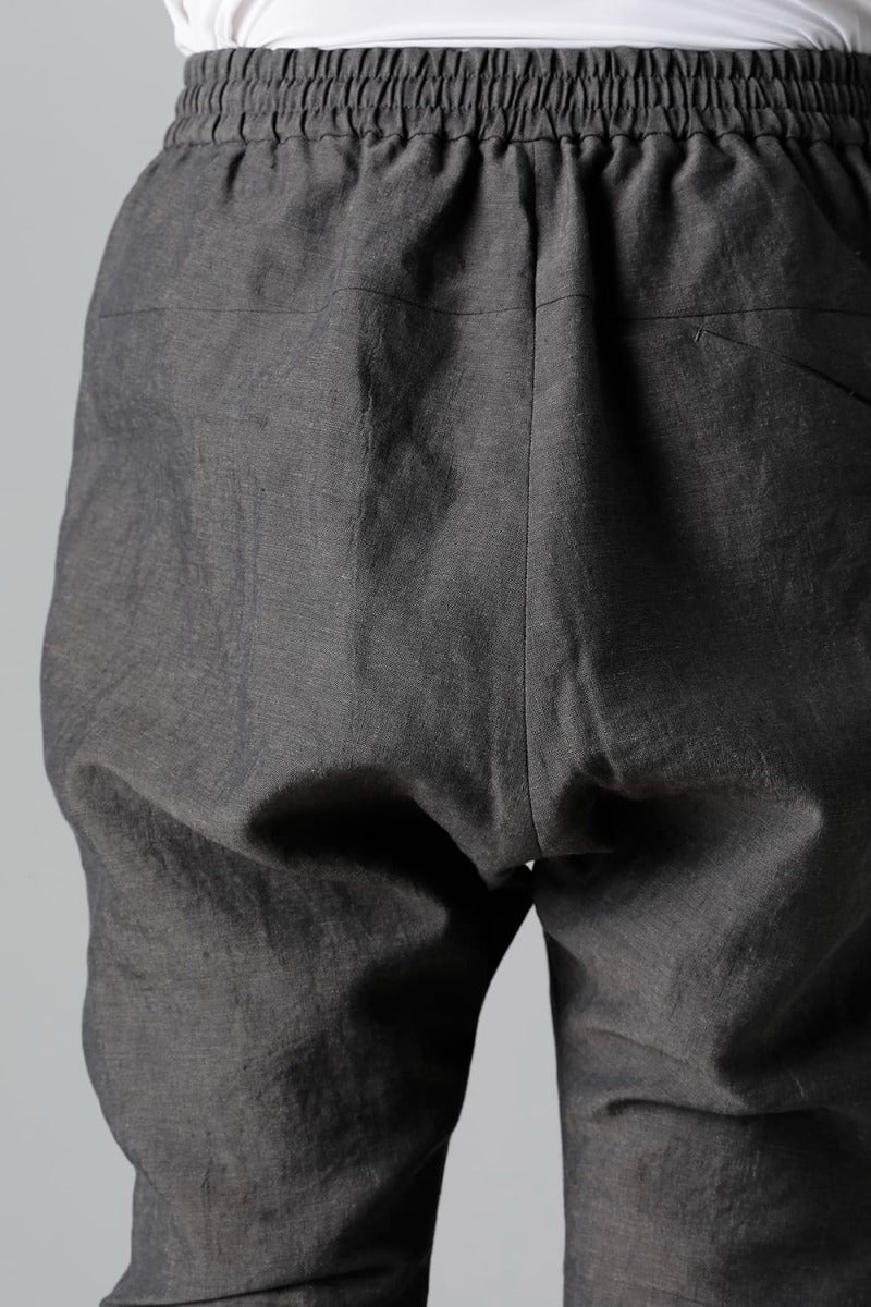 Slim pants Linen Steel Gray