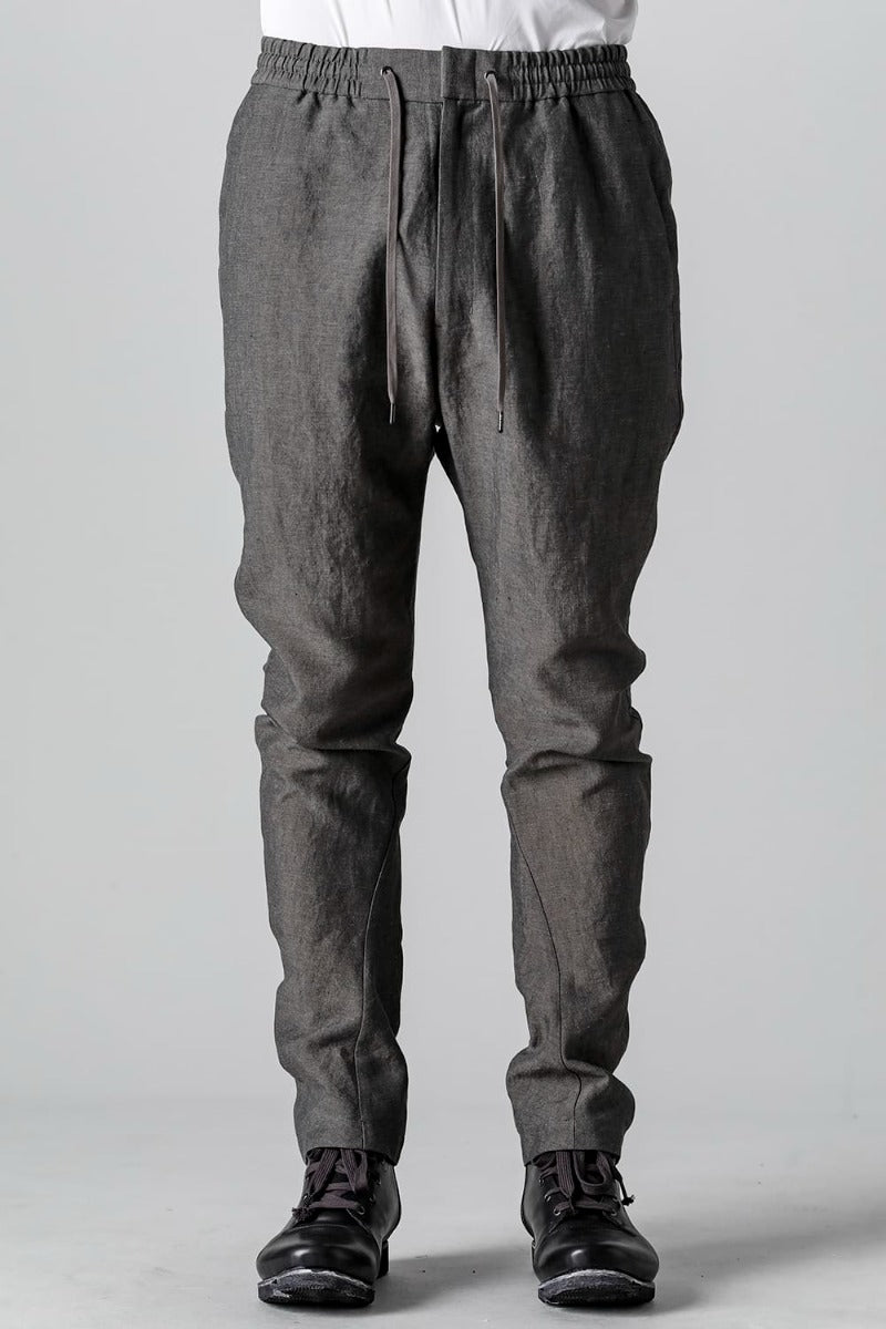 Slim pants Linen Steel Gray