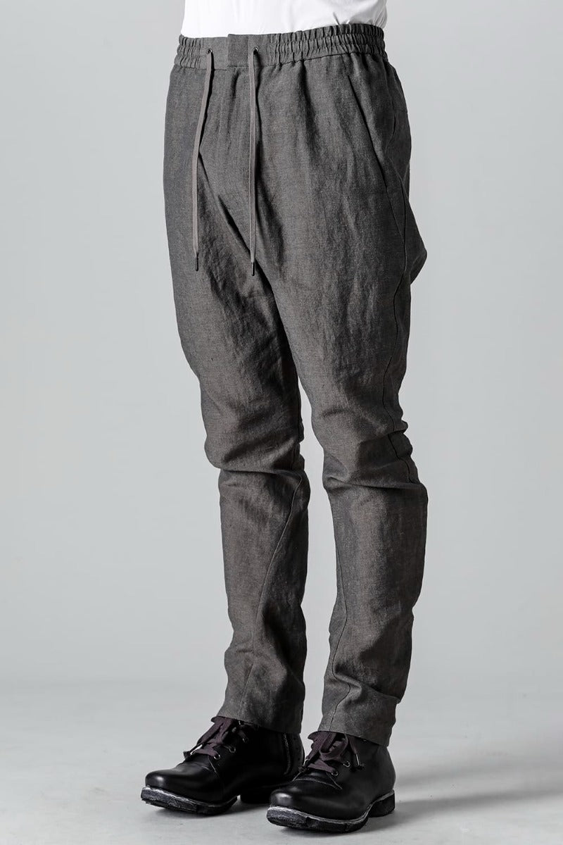 Slim pants Linen Steel Gray