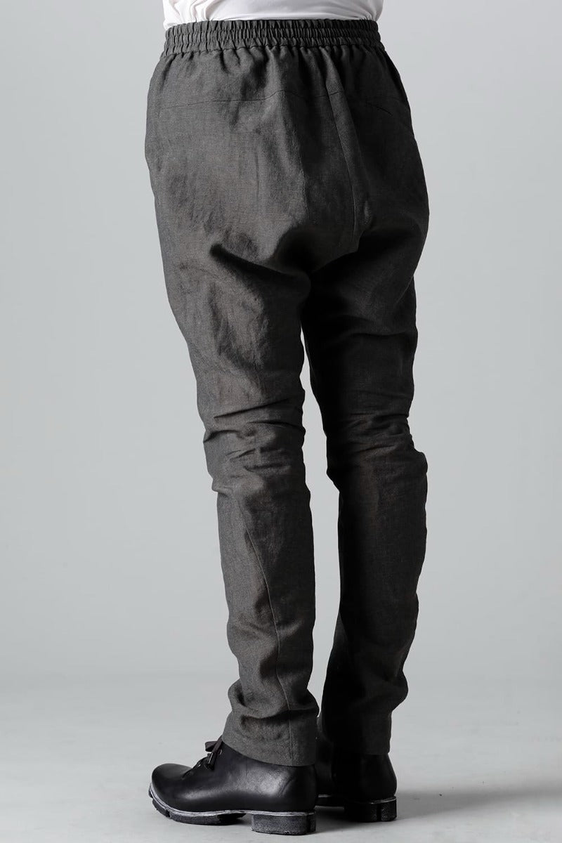 Slim pants Linen Steel Gray