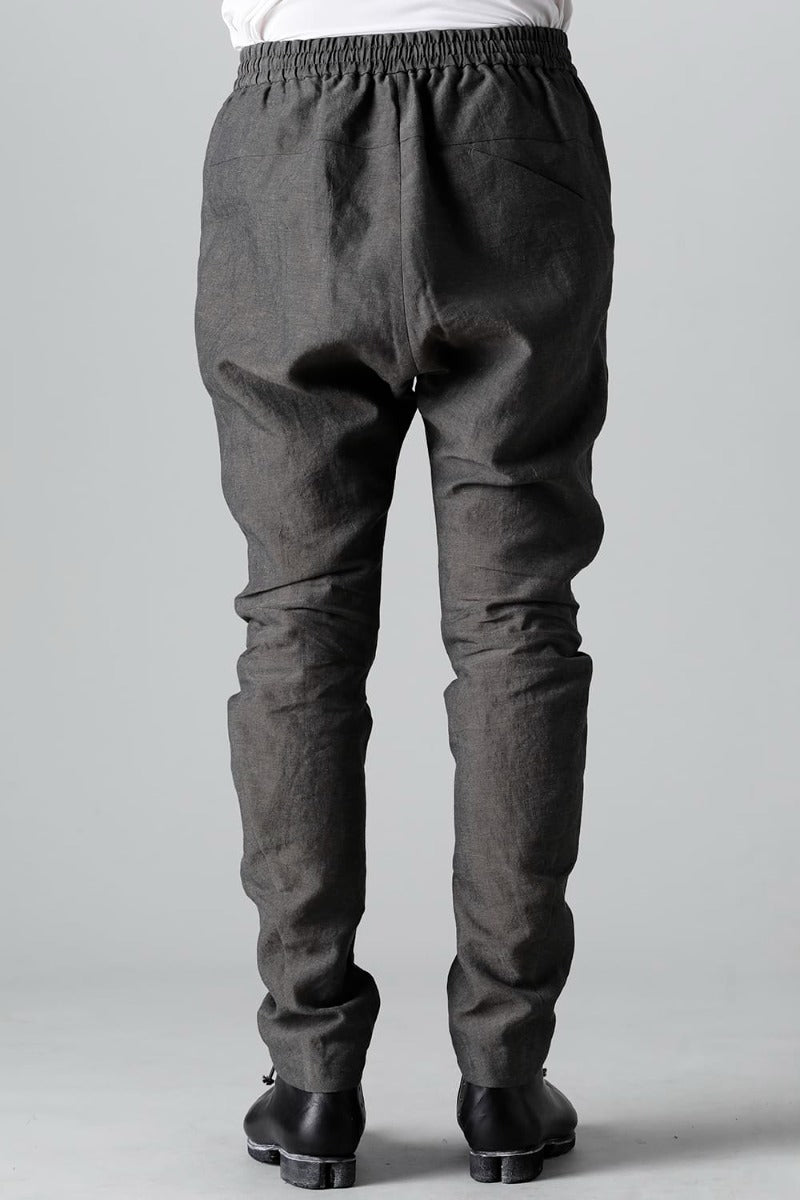 Slim pants Linen Steel Gray