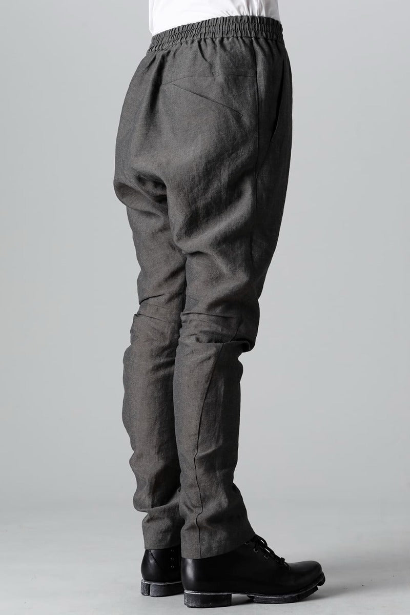 Slim pants Linen Steel Gray