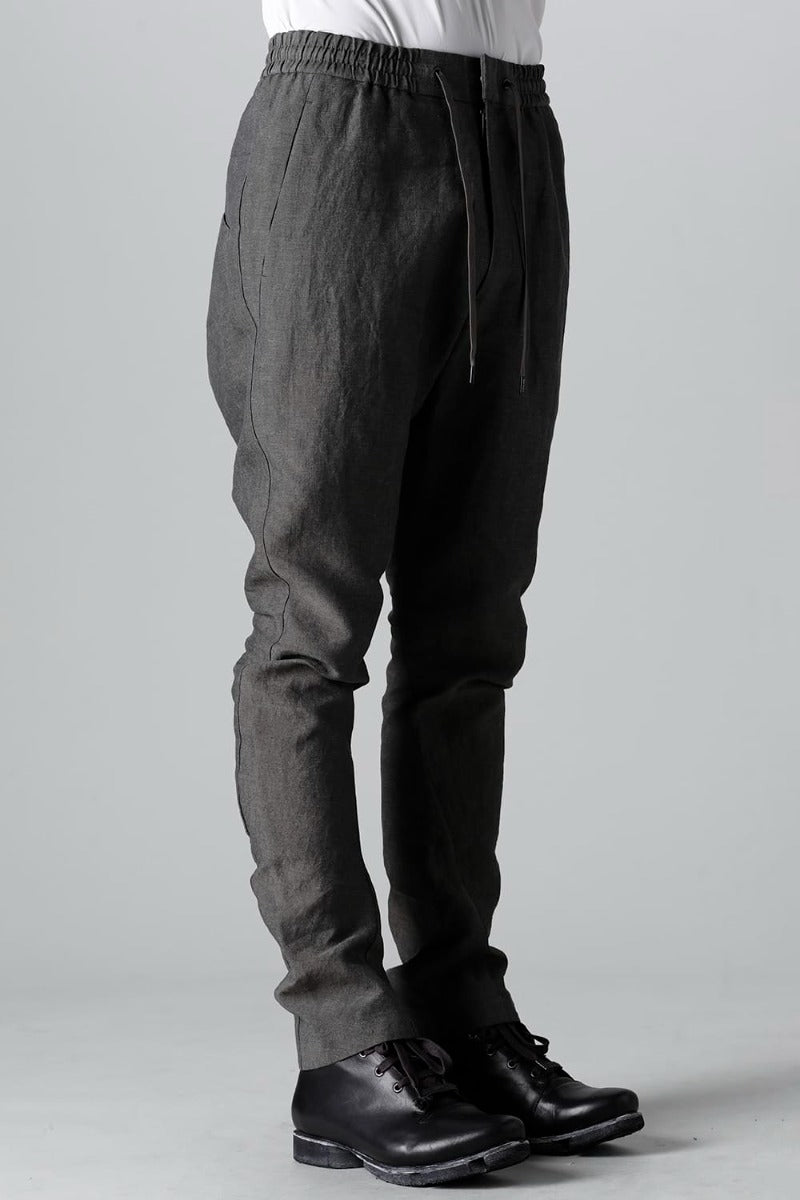 Slim pants Linen Steel Gray