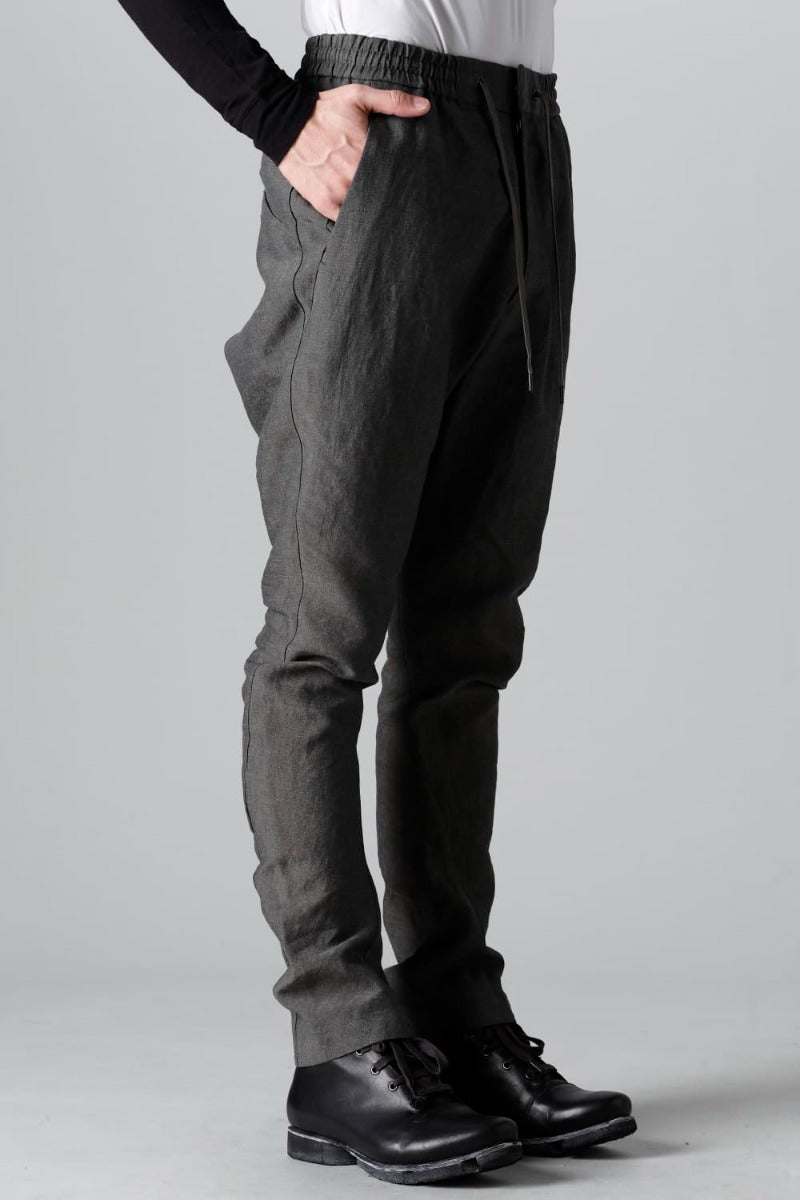 Slim pants Linen Steel Gray