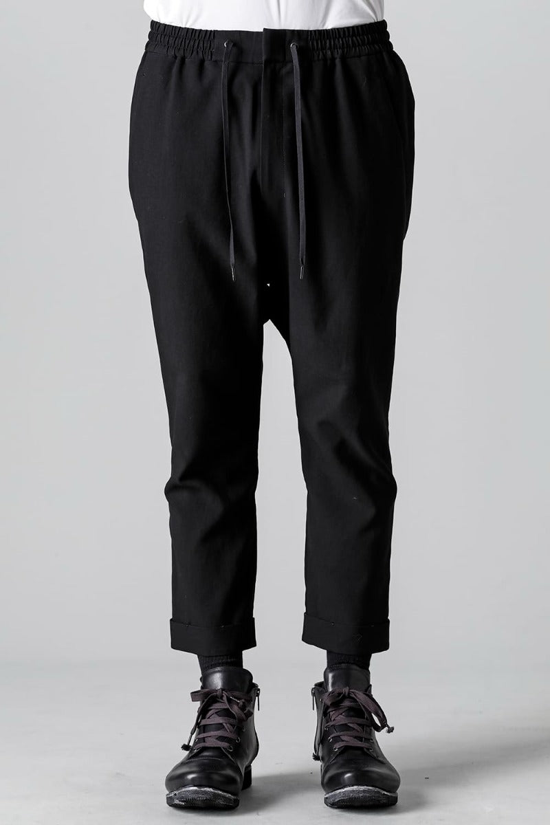 Cropped Slim Pants High Density Cotton