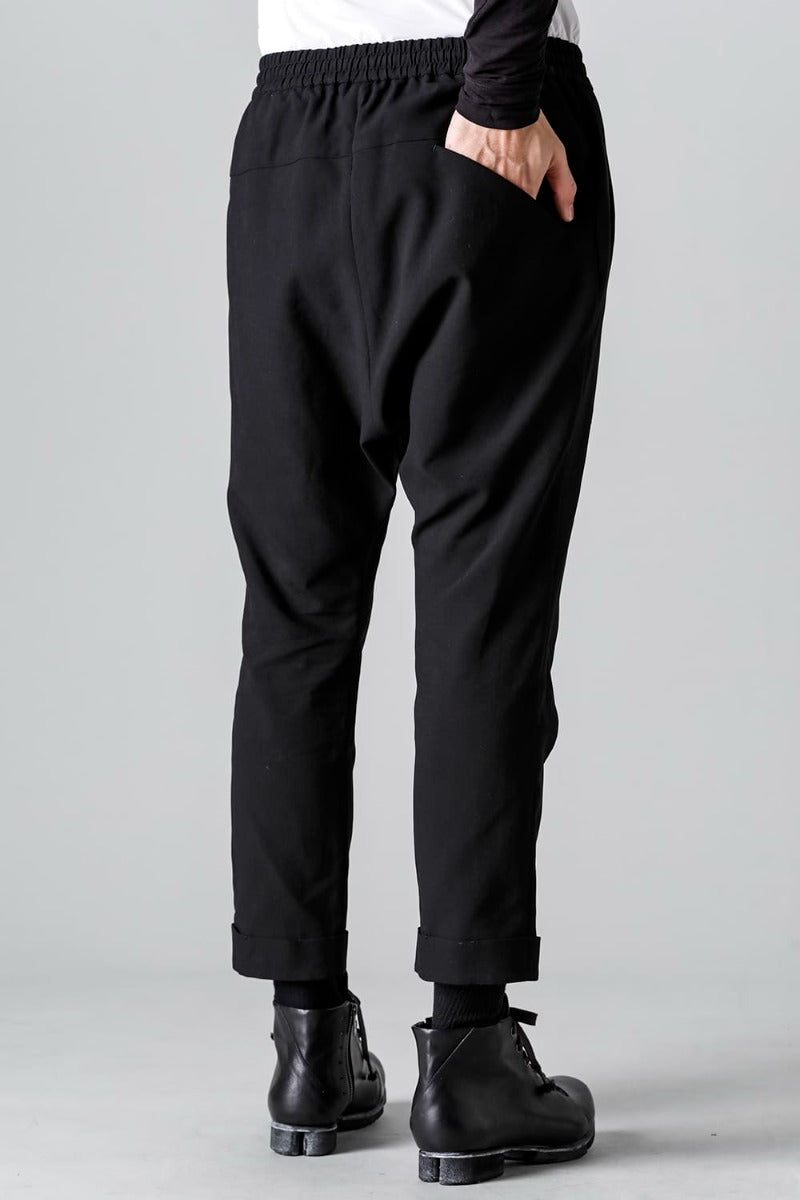 Cropped Slim Pants High Density Cotton