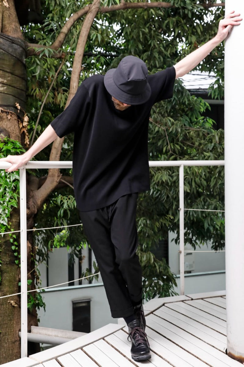 Cropped Slim Pants High Density Cotton