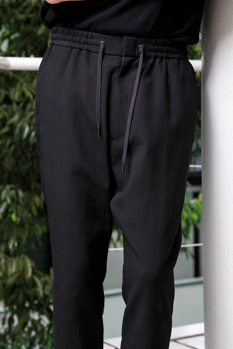 Cropped Slim Pants High Density Cotton