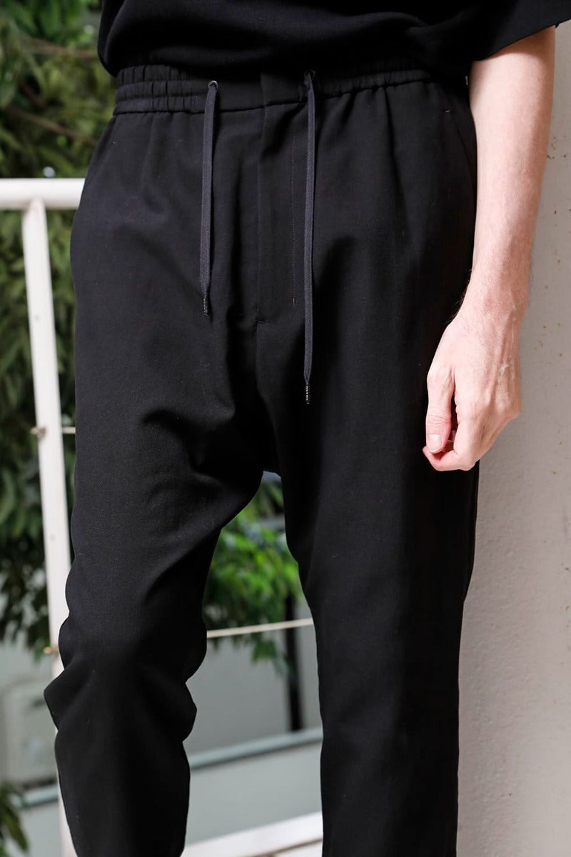 Cropped Slim Pants High Density Cotton