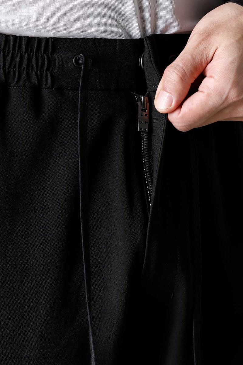 Cropped Slim Pants High Density Cotton