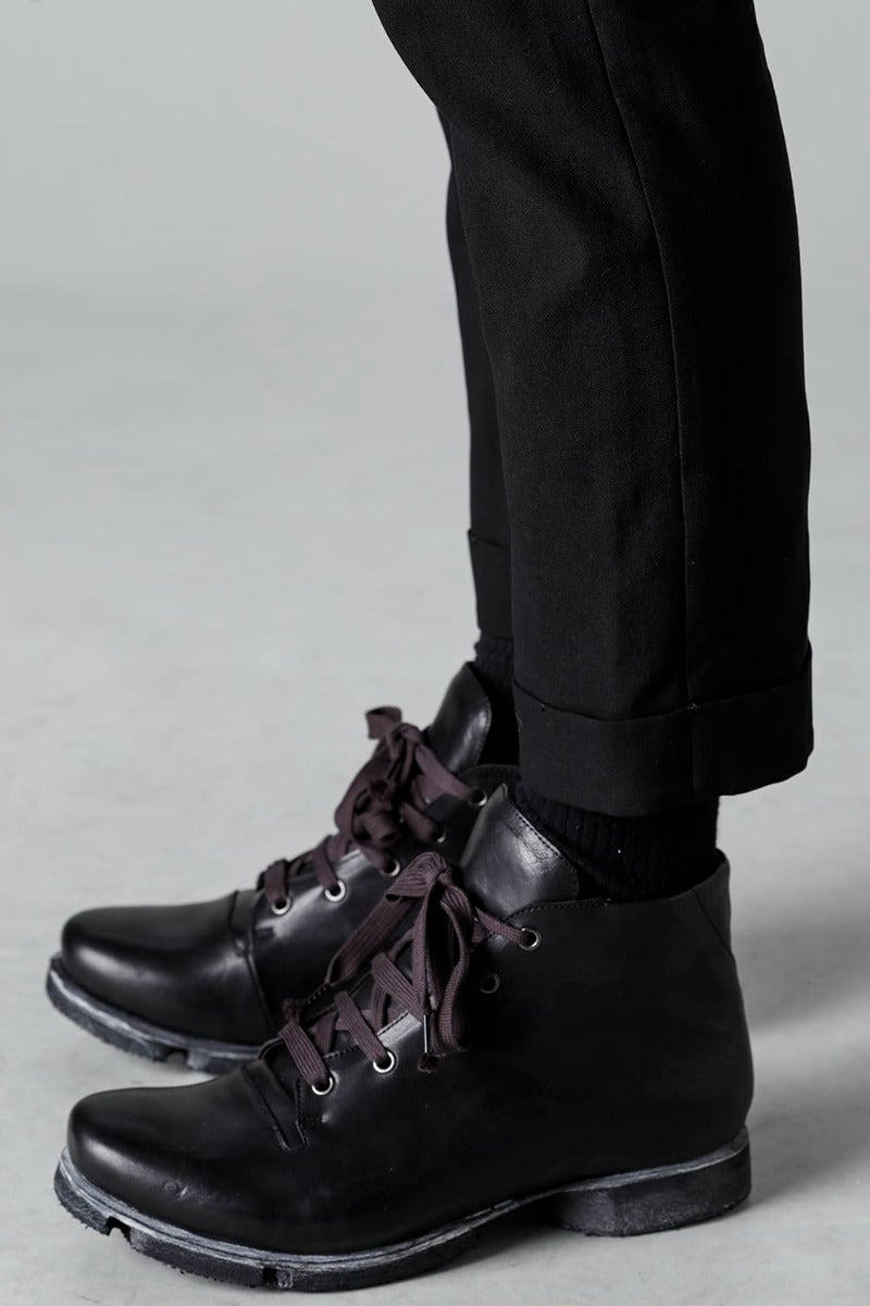 Cropped Slim Pants High Density Cotton