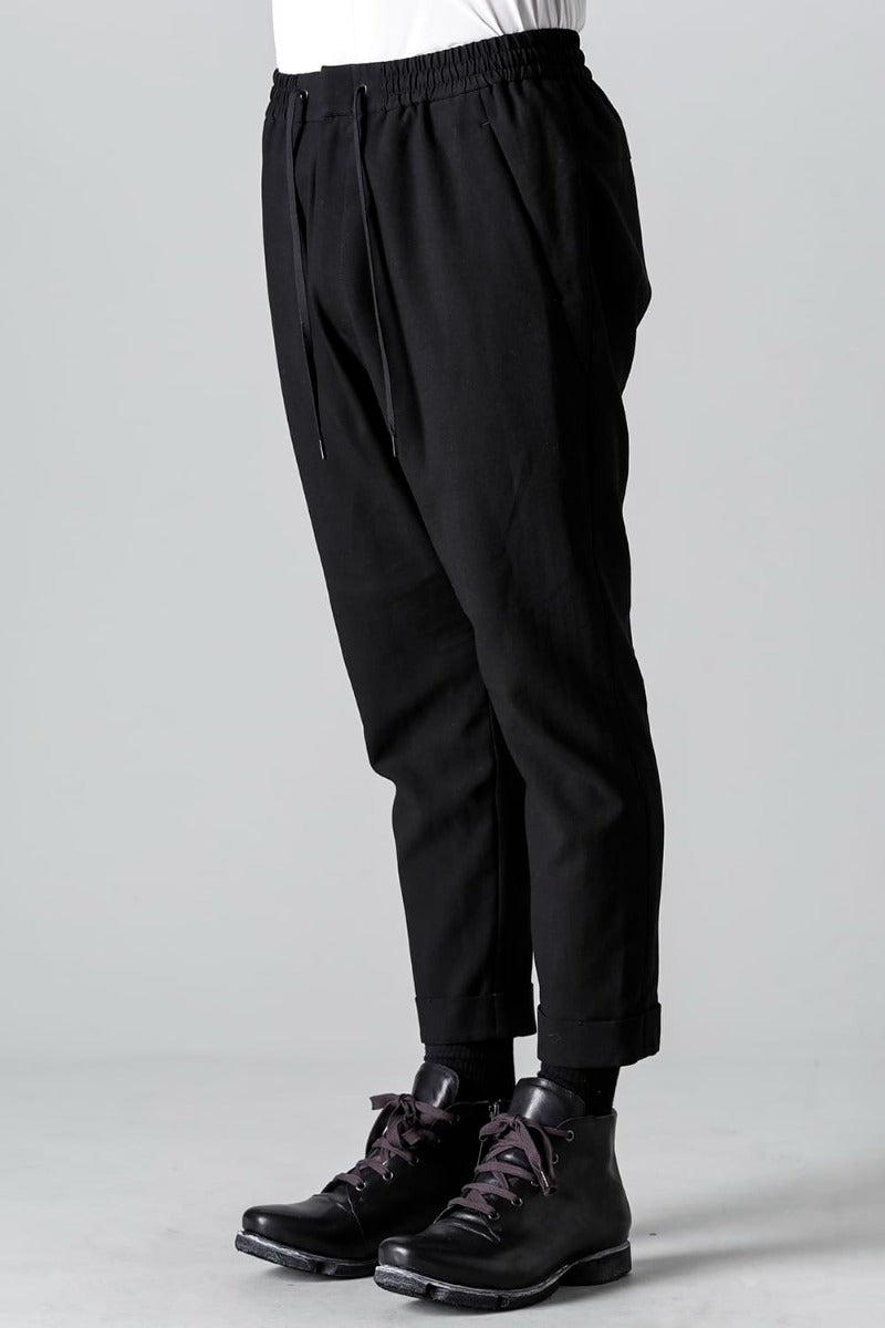 Cropped Slim Pants High Density Cotton