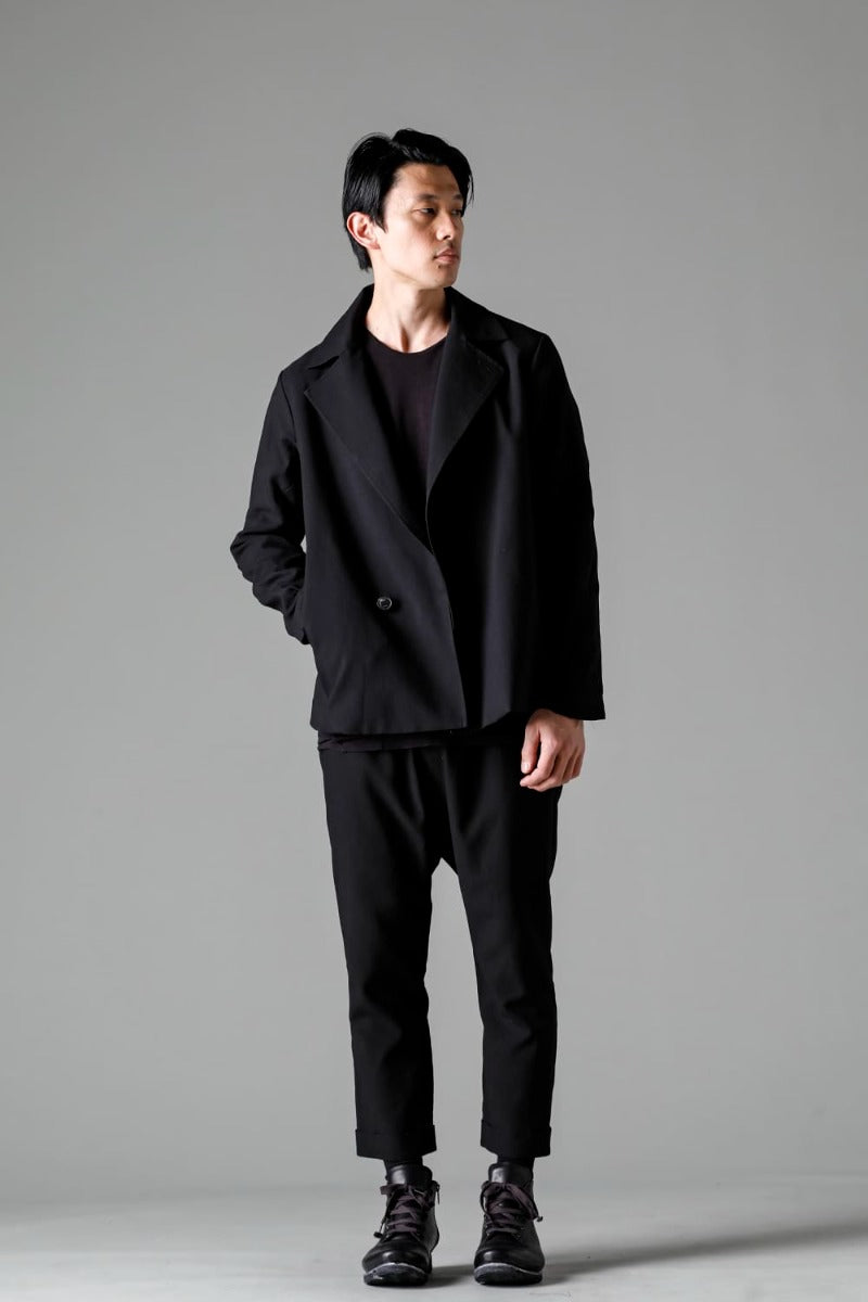 Cropped Slim Pants High Density Cotton