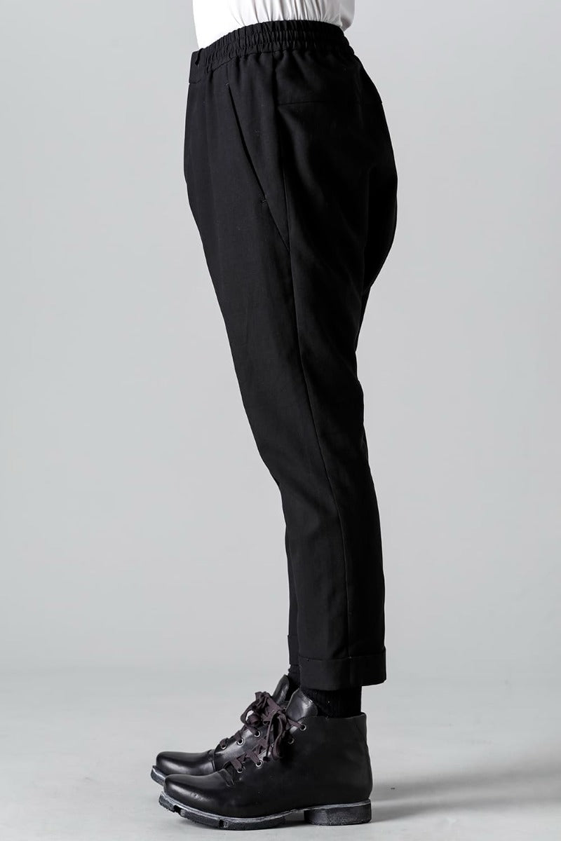 Cropped Slim Pants High Density Cotton