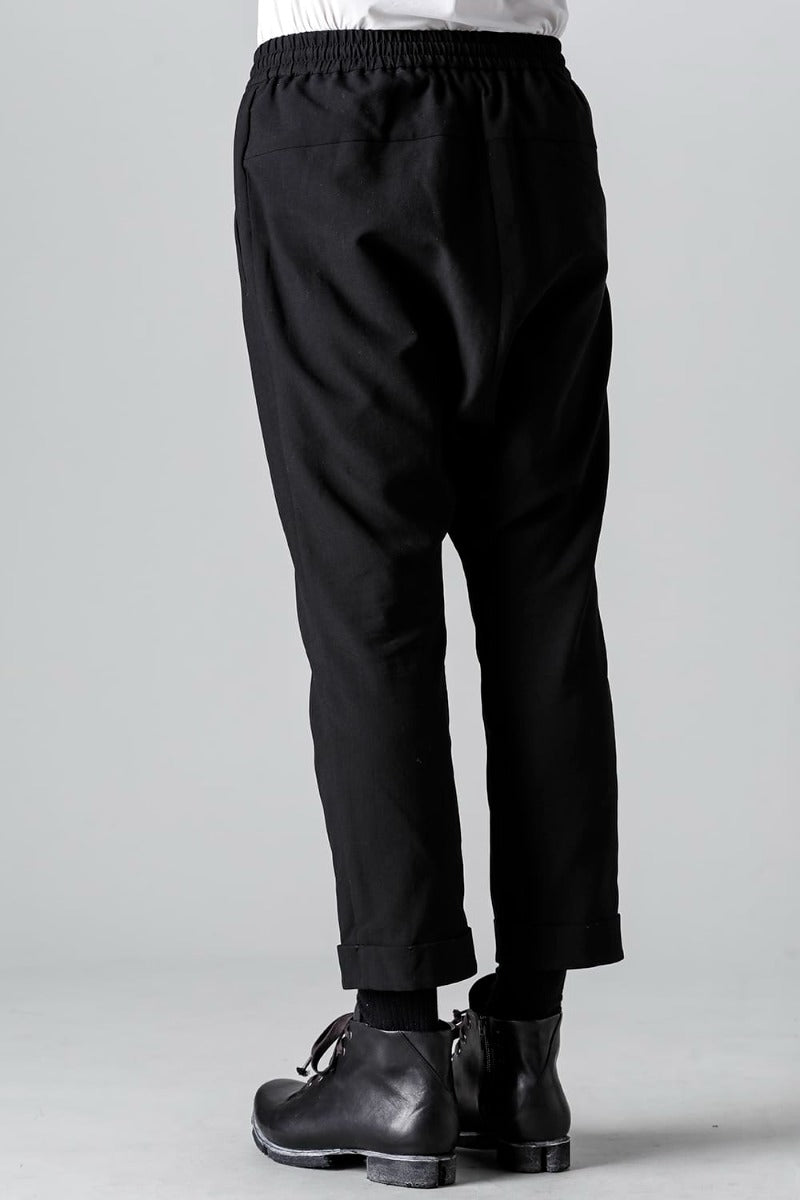 Cropped Slim Pants High Density Cotton