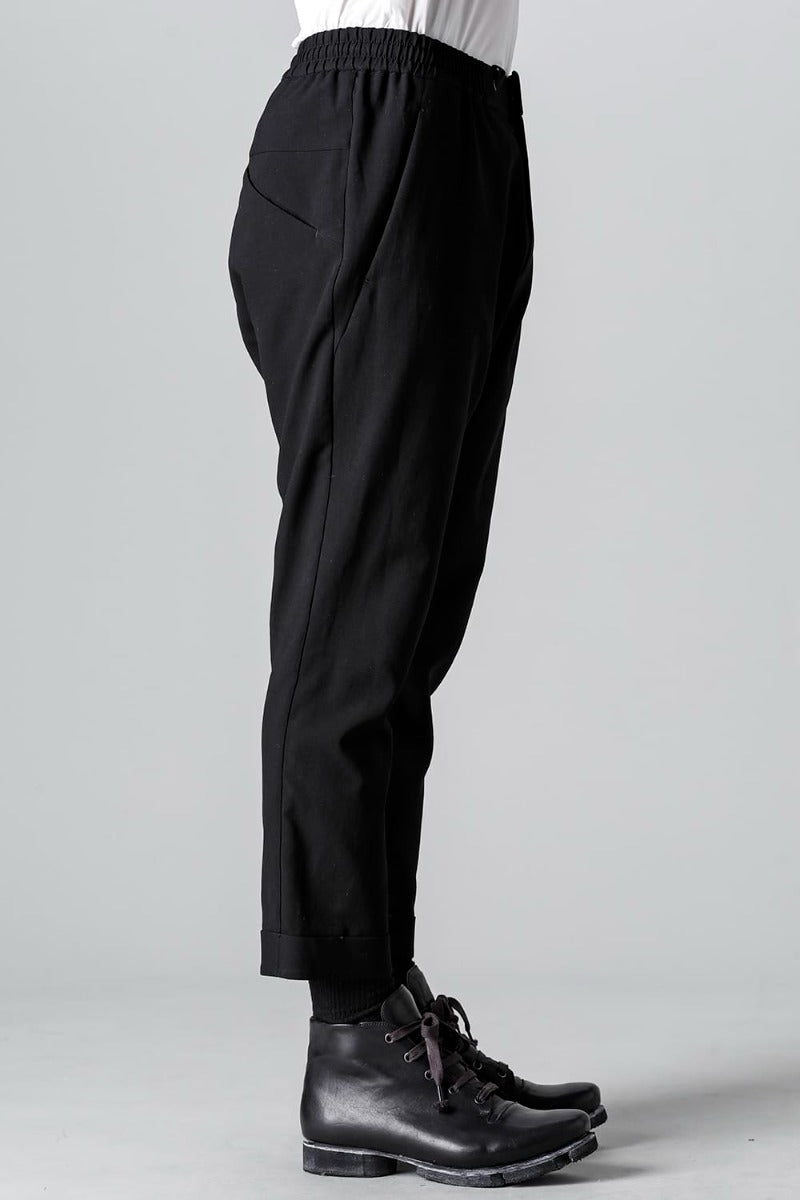 Cropped Slim Pants High Density Cotton