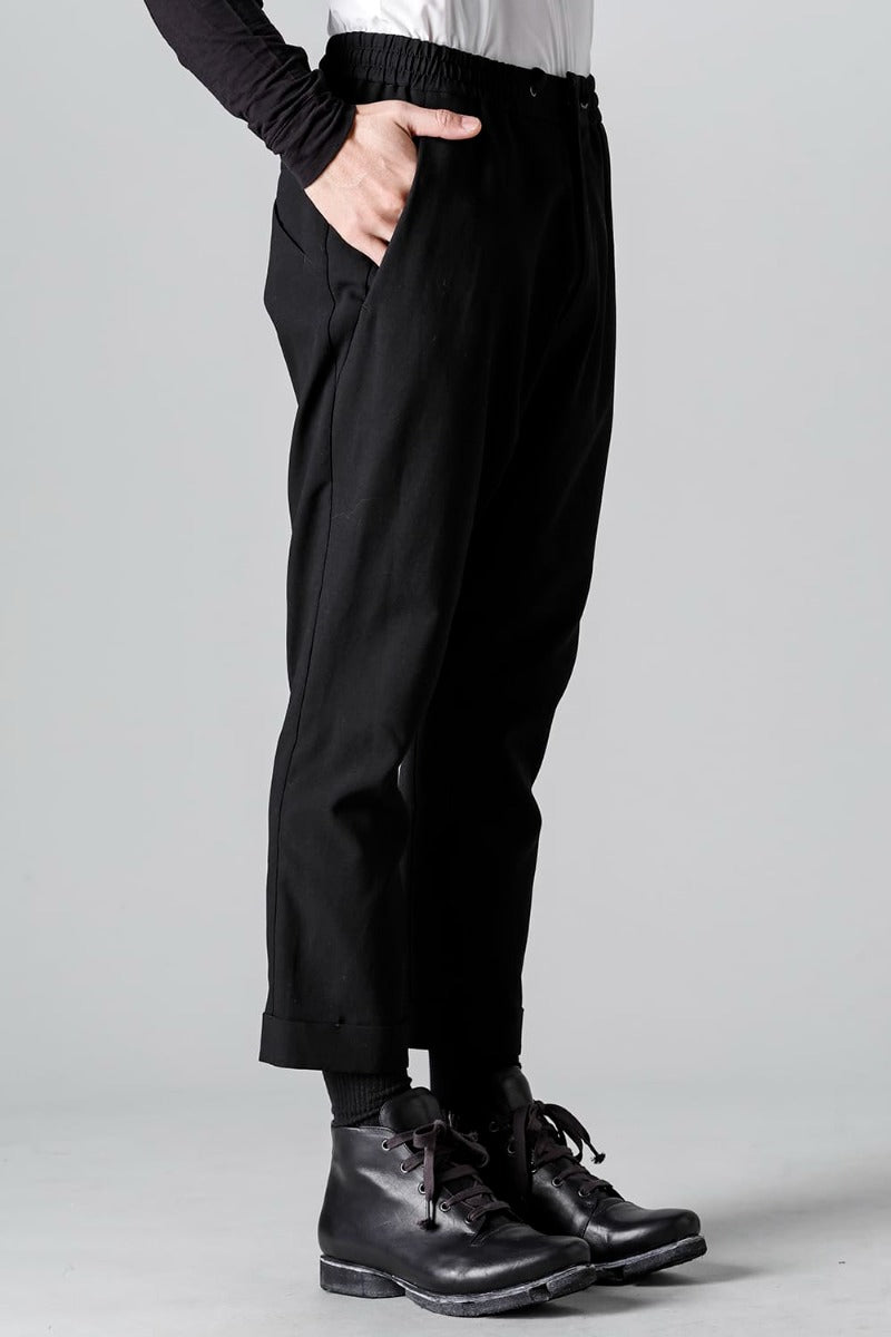 Cropped Slim Pants High Density Cotton