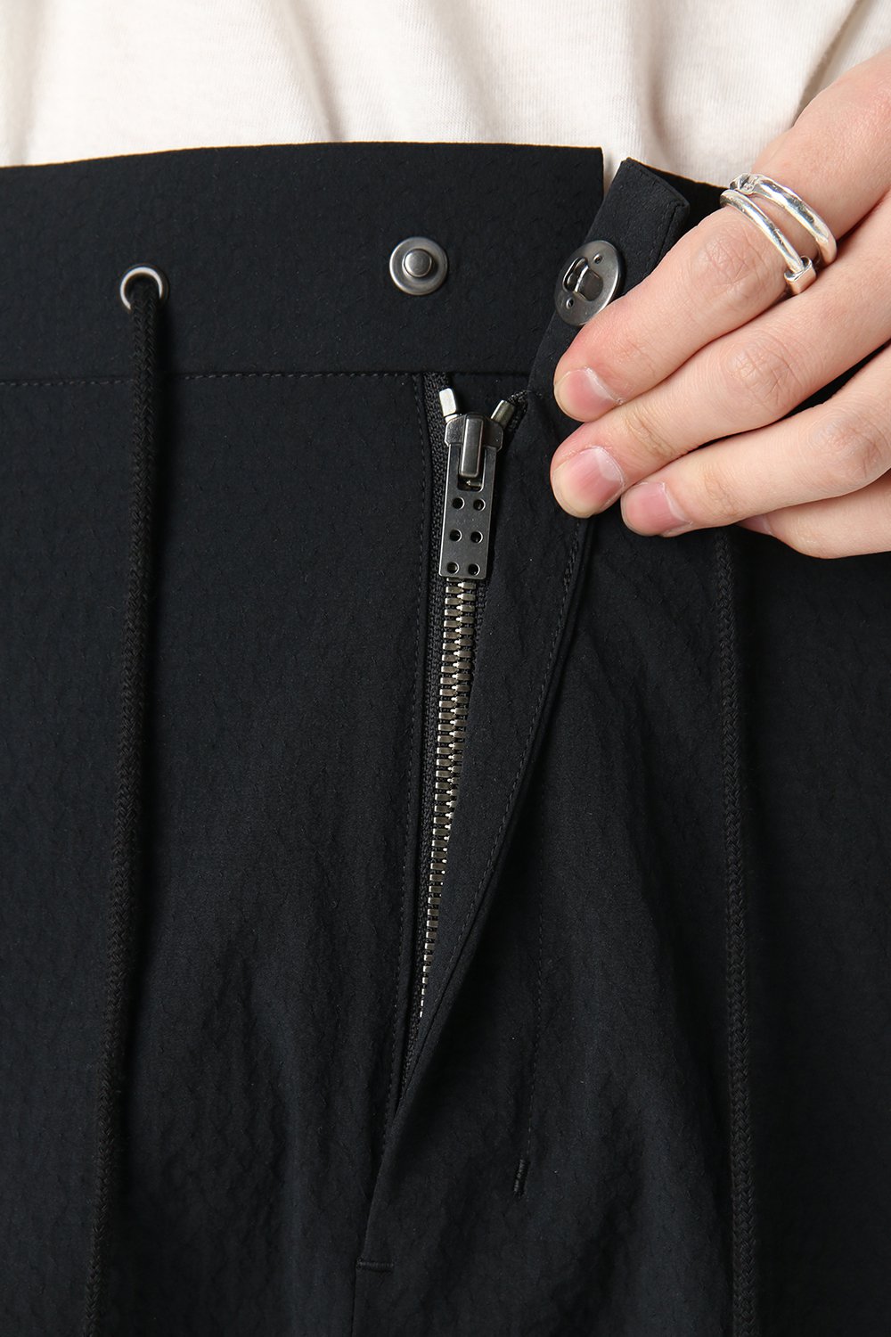 Easy pants Nylon shrink stretch