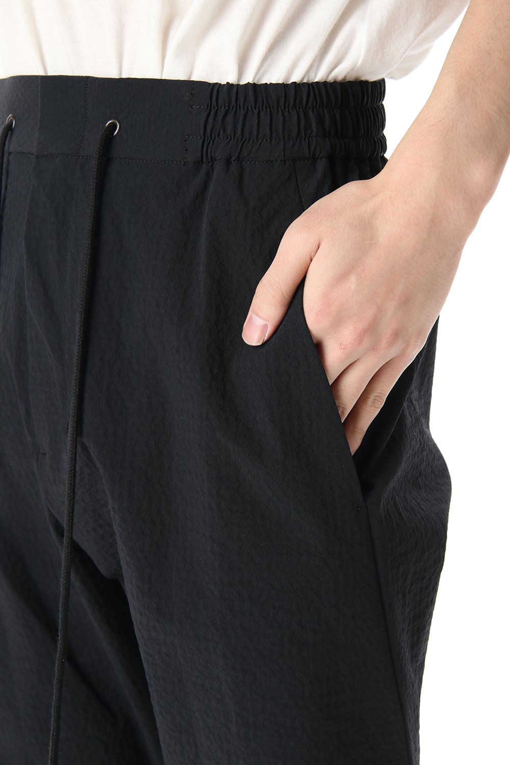 Easy pants Nylon shrink stretch