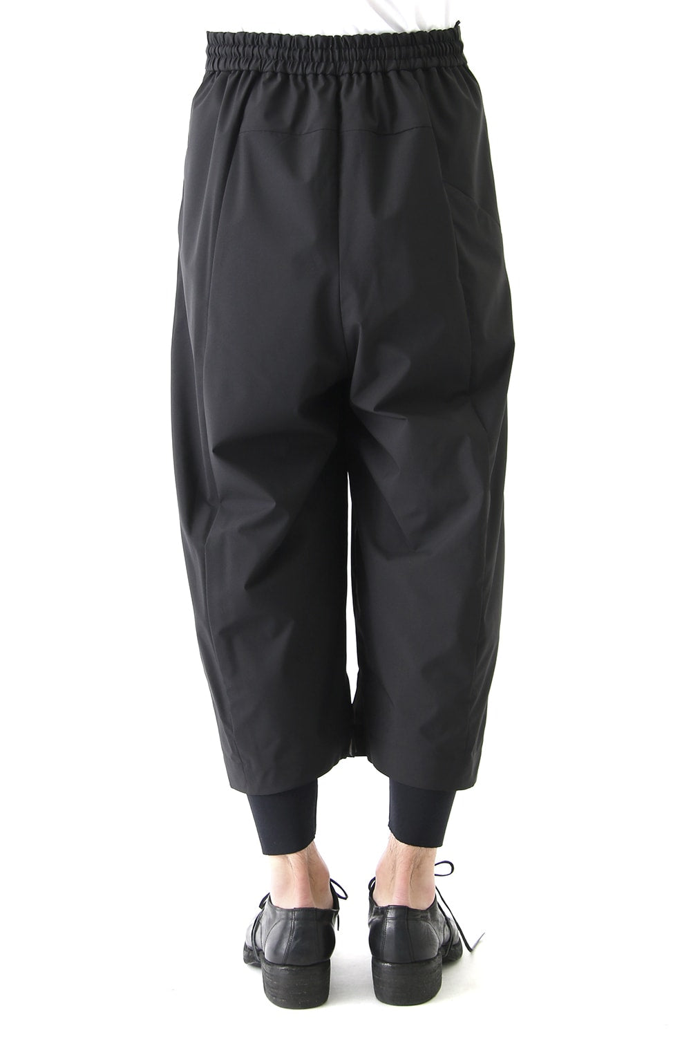 Layered Pants Breathing Polyester Black
