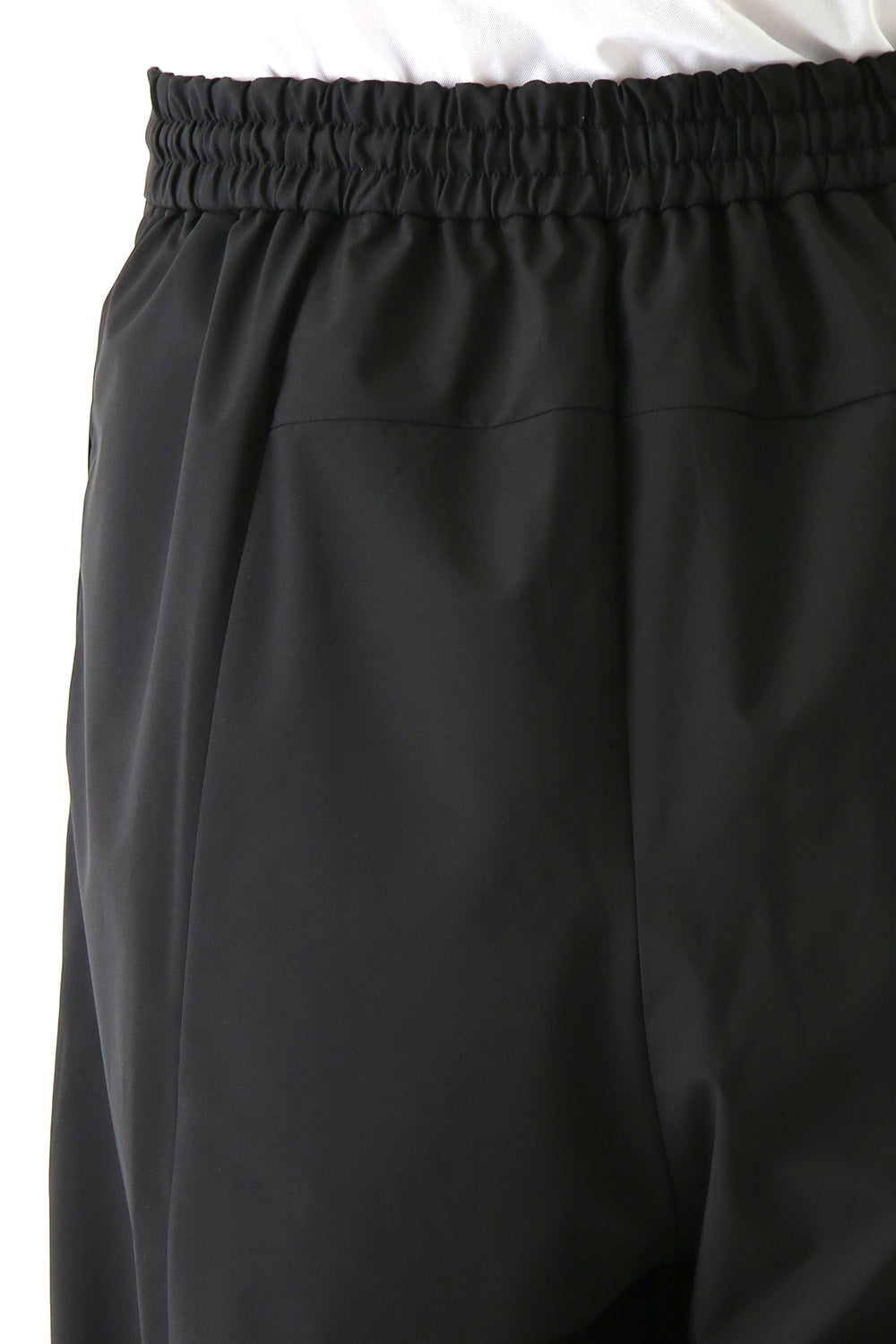 Layered Pants Breathing Polyester Black