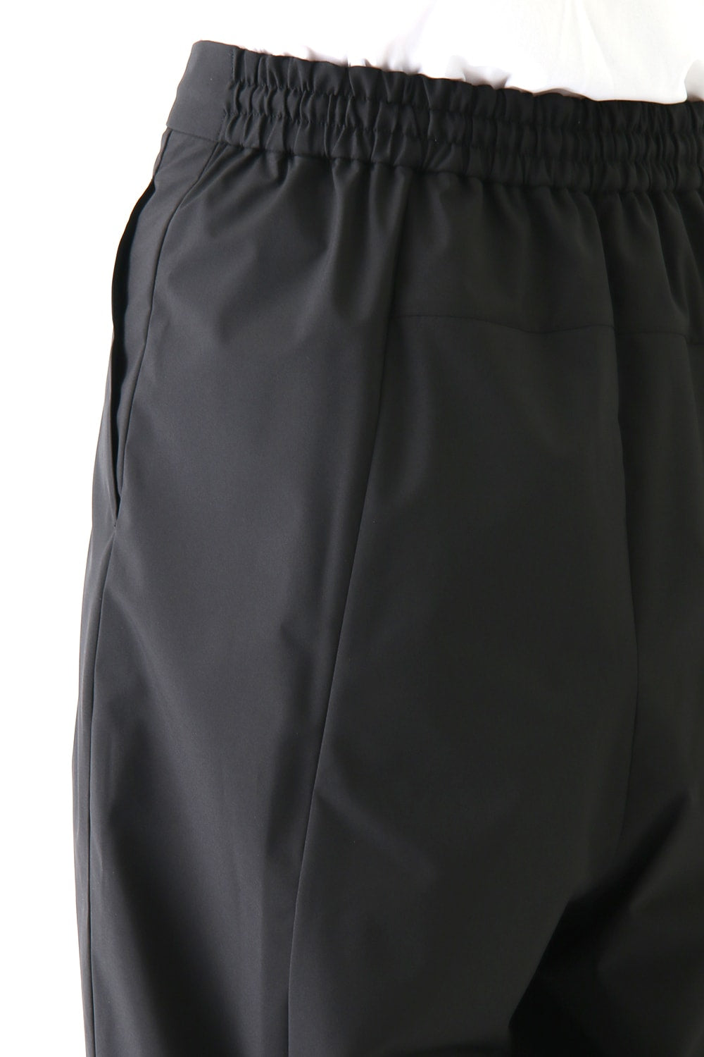 Layered Pants Breathing Polyester Black
